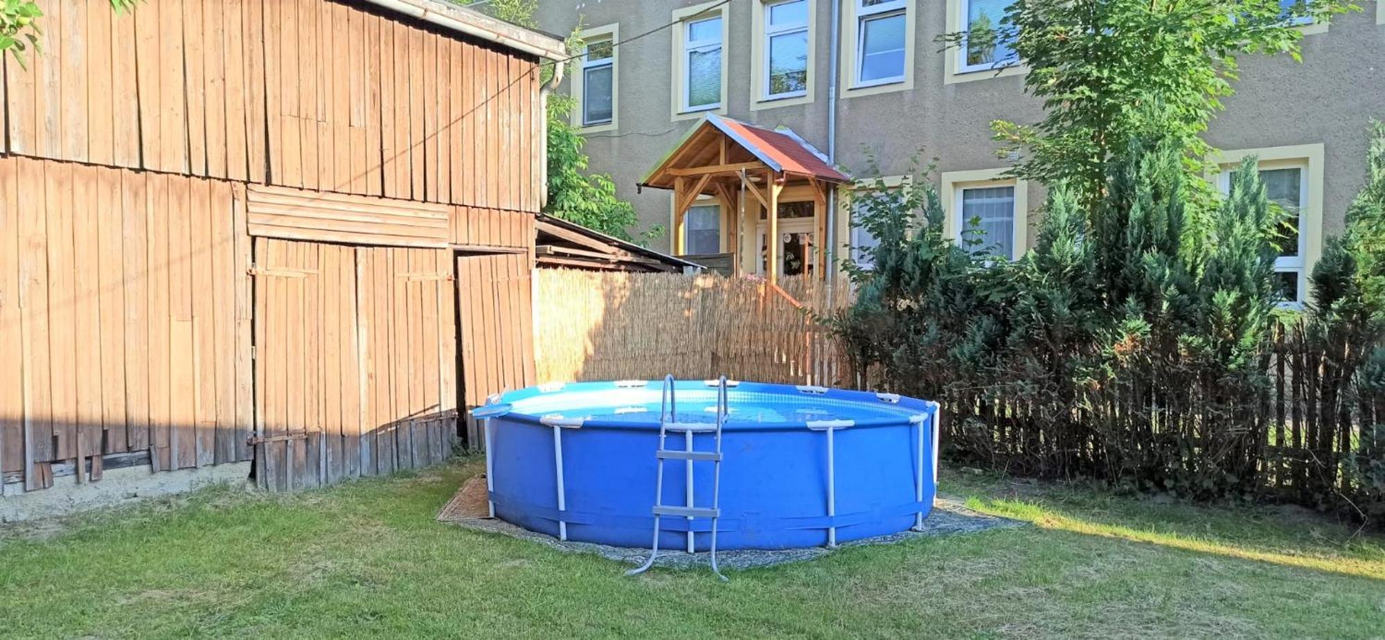 Helle gemütliche Wohnung mit Terrasse und Pool - H2 Sebnitz Exterior foto